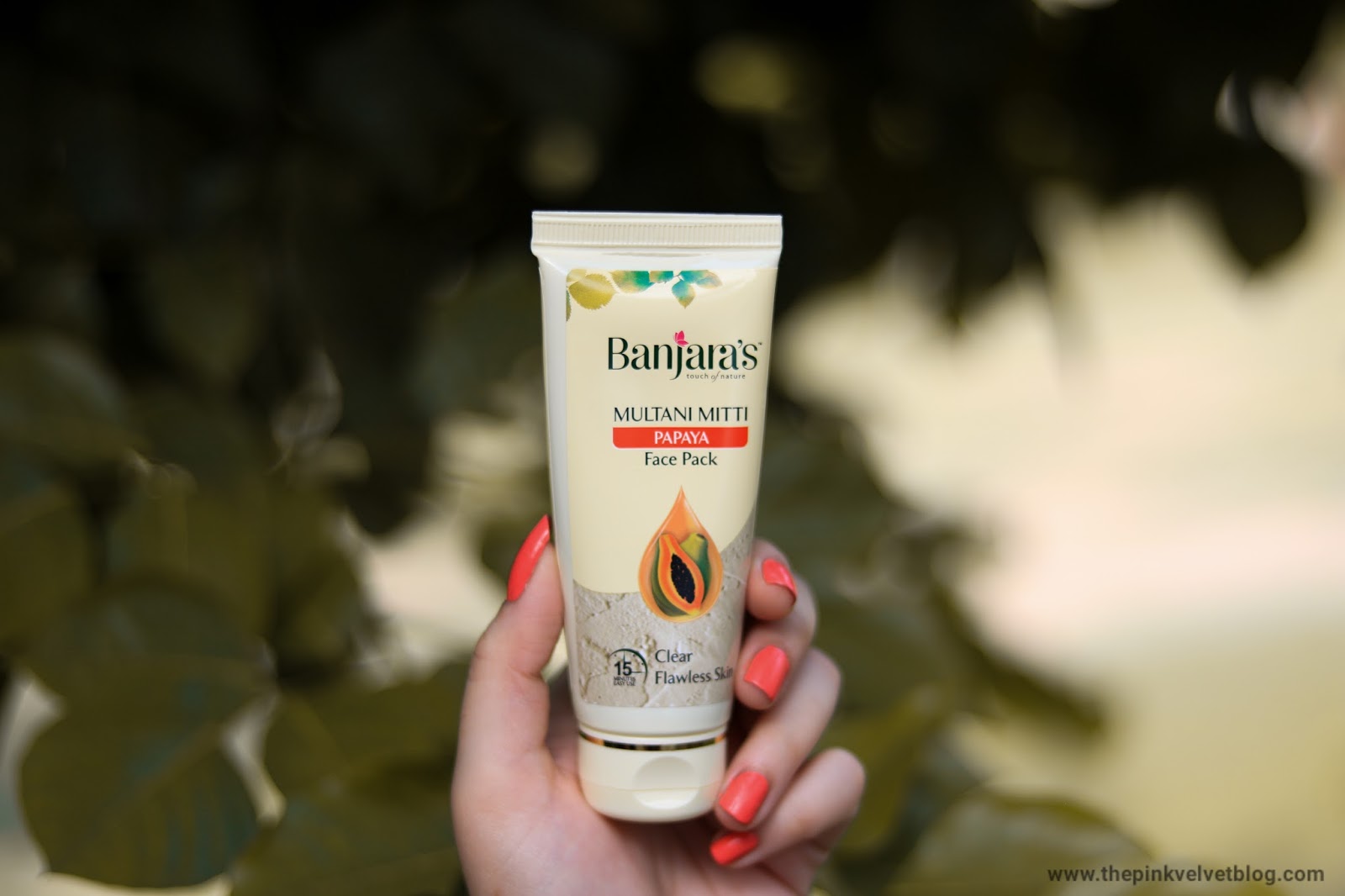 Banjara's Multani Mitti Papaya Face Pack Review The Pink Velvet Blog