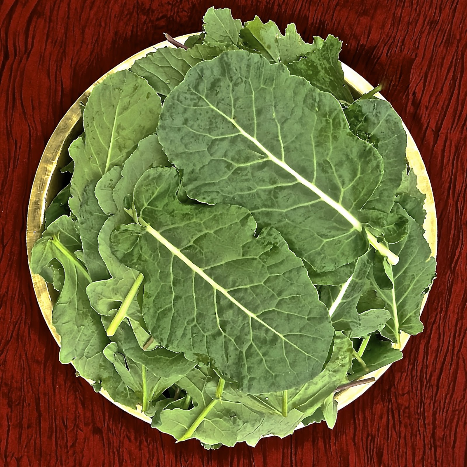 Keep Calm & Curry On Haak Maaz (Kashmiri Collards with Mutton)