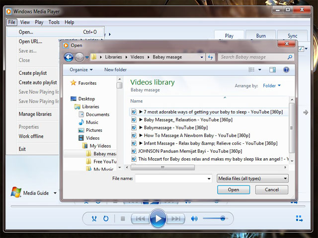 Cara Mudah Memutar Musik di Komputer Dengan Windows Media Player - Sinau Komputer
