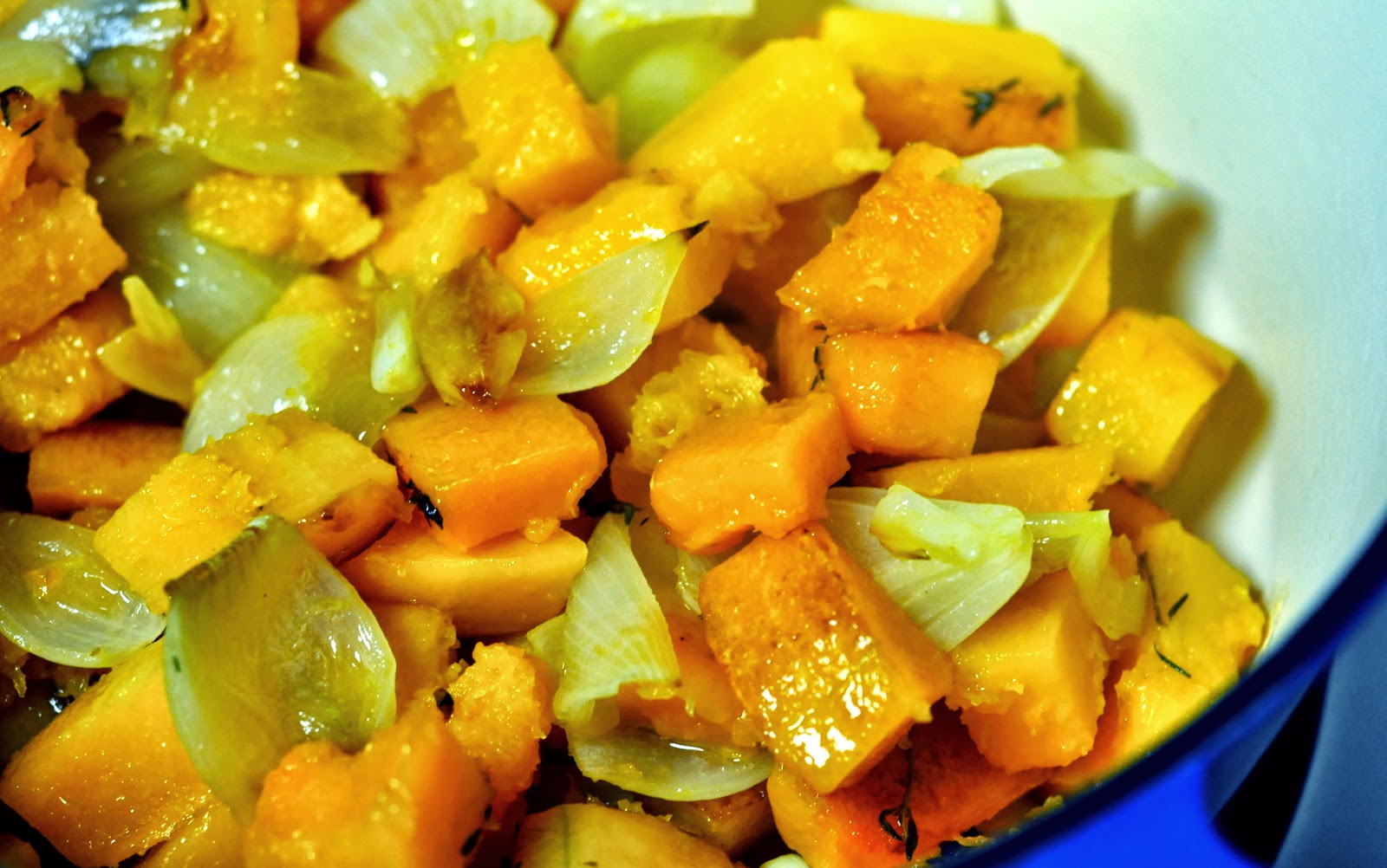 Roasted Butternut Squash and Onions | Taste As You Go