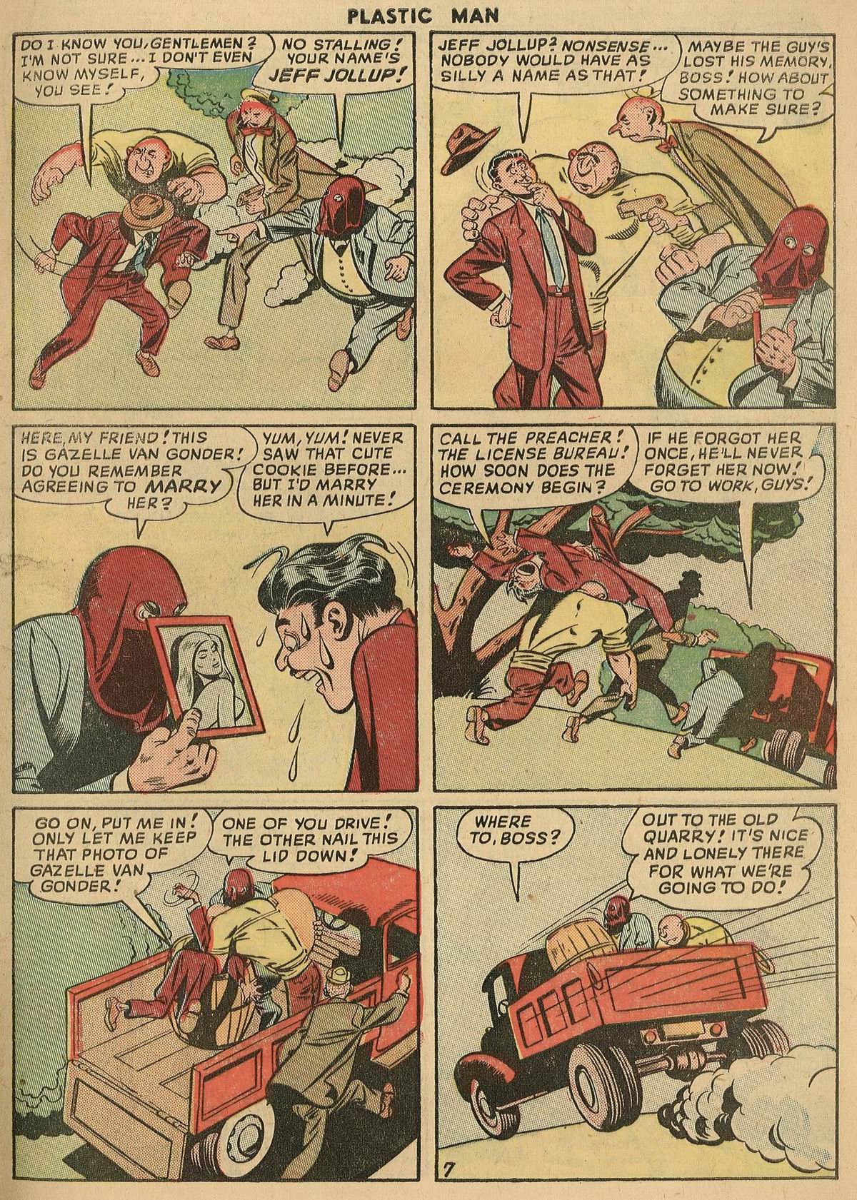 Read online Plastic Man (1943) comic -  Issue #16 - 10