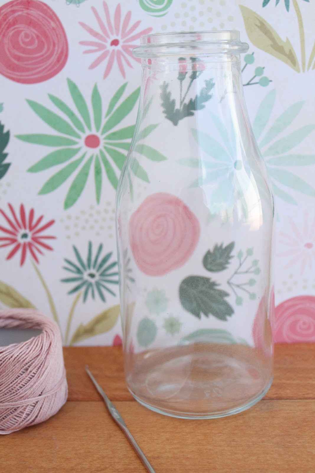 matemo Ikea hacks 3 Funda de ganchillo florero ENSIDIG / ENSIDIG vase crochet cover