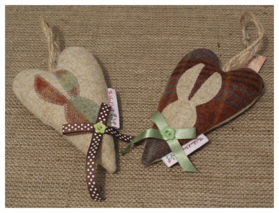 Hare Hanging Hearts