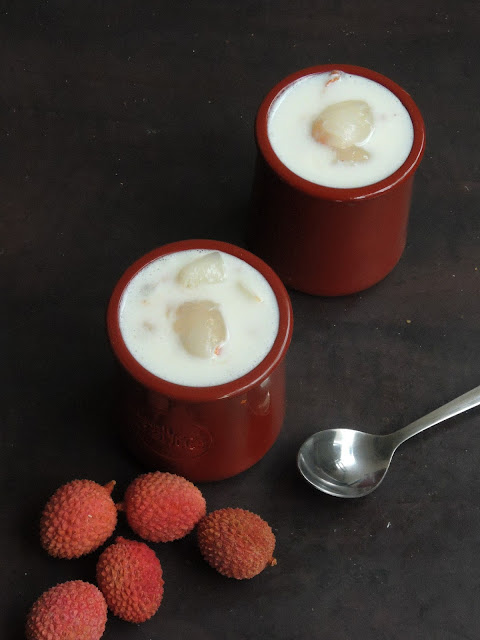 Lychee Pannacotta with Agar Agar