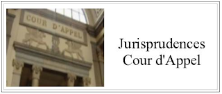 Jurisprudences Cour d'Appel