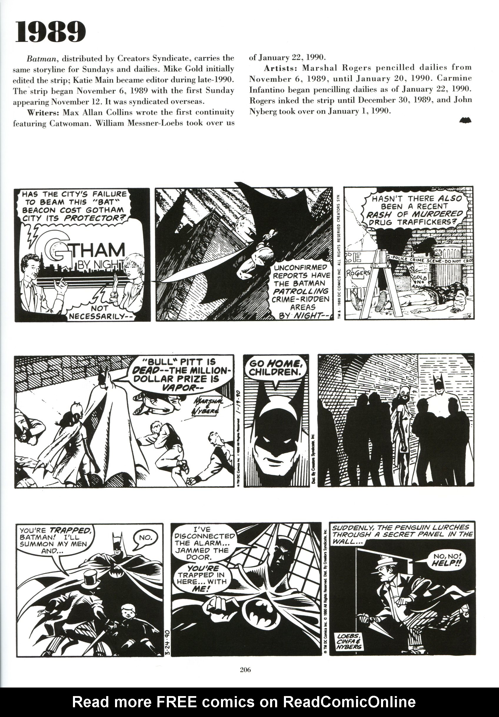 Read online Batman: The Sunday Classics comic -  Issue # TPB - 212