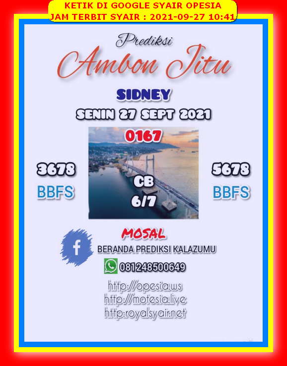 PREDIKSI SYDNEY COJEEL