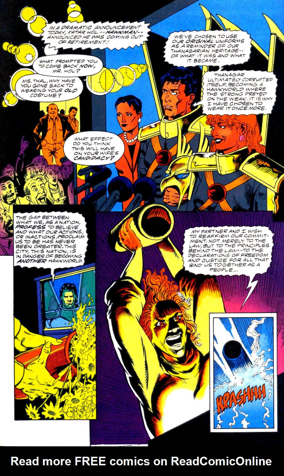 Read online Hawkworld (1990) comic -  Issue # _Annual 2 - 30