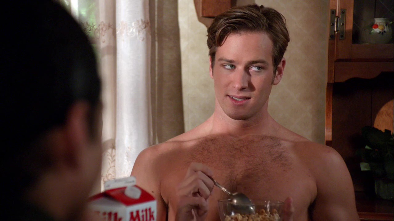 Armie Hammer shirtless in Reaper 2-10 "My Brother's Reaper.