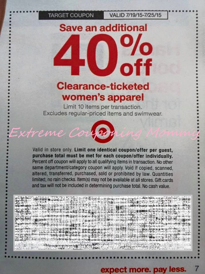 Extreme Couponing Mommy: My Target Women's Apparel Shopping Trip Sunday ...