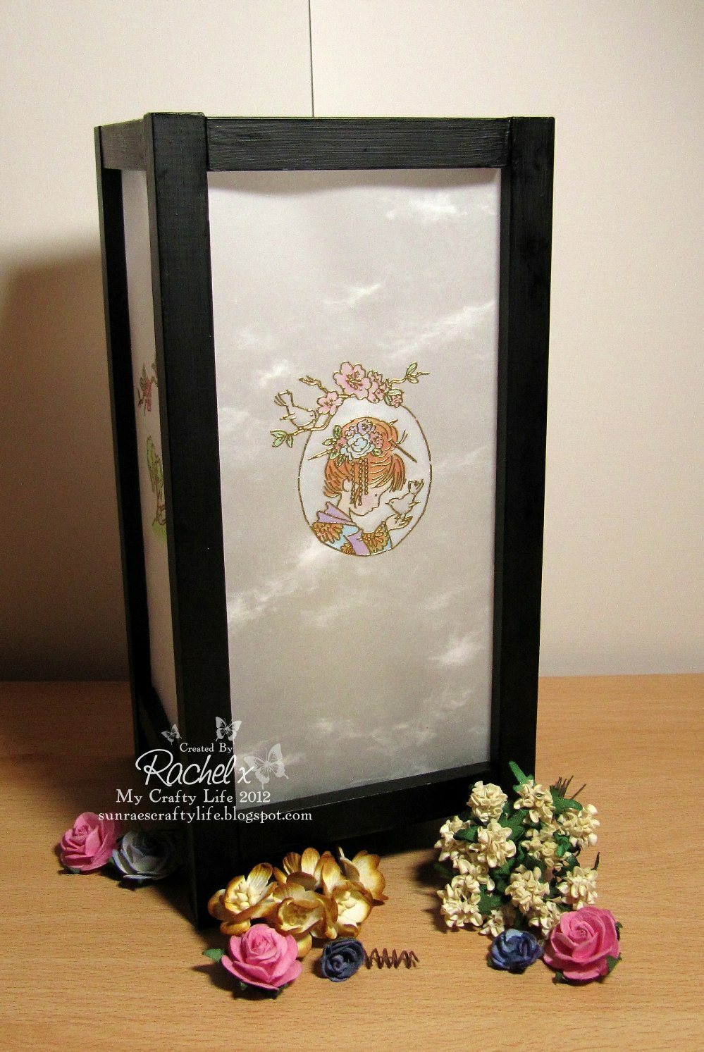 My Crafty Life Japanesestyle Wood & Vellum Lantern...