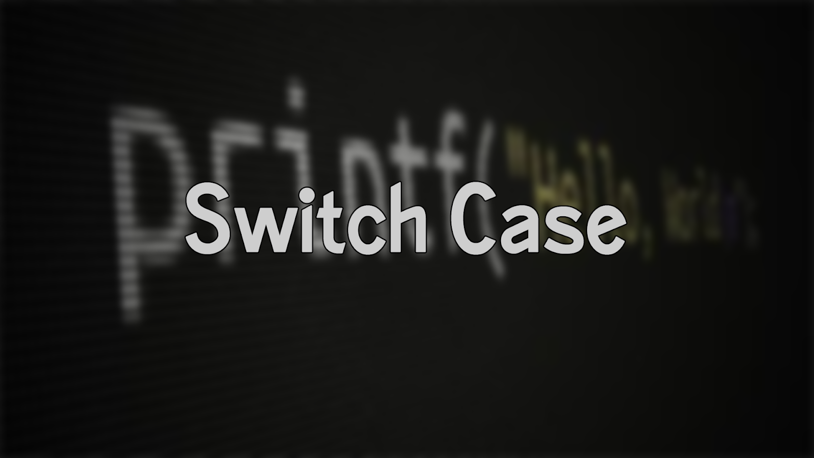 C++ Programming 5 Switch Case Statement Di C++ (Practice) Open