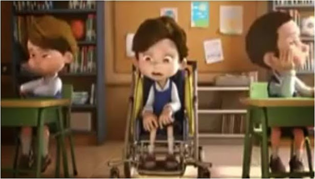 Στο σχολείο ένα ανάπηρο παιδί