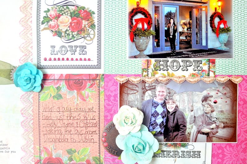 SCRAP ADDICT 'A Day out in Dublin' Double Layout for My Creative