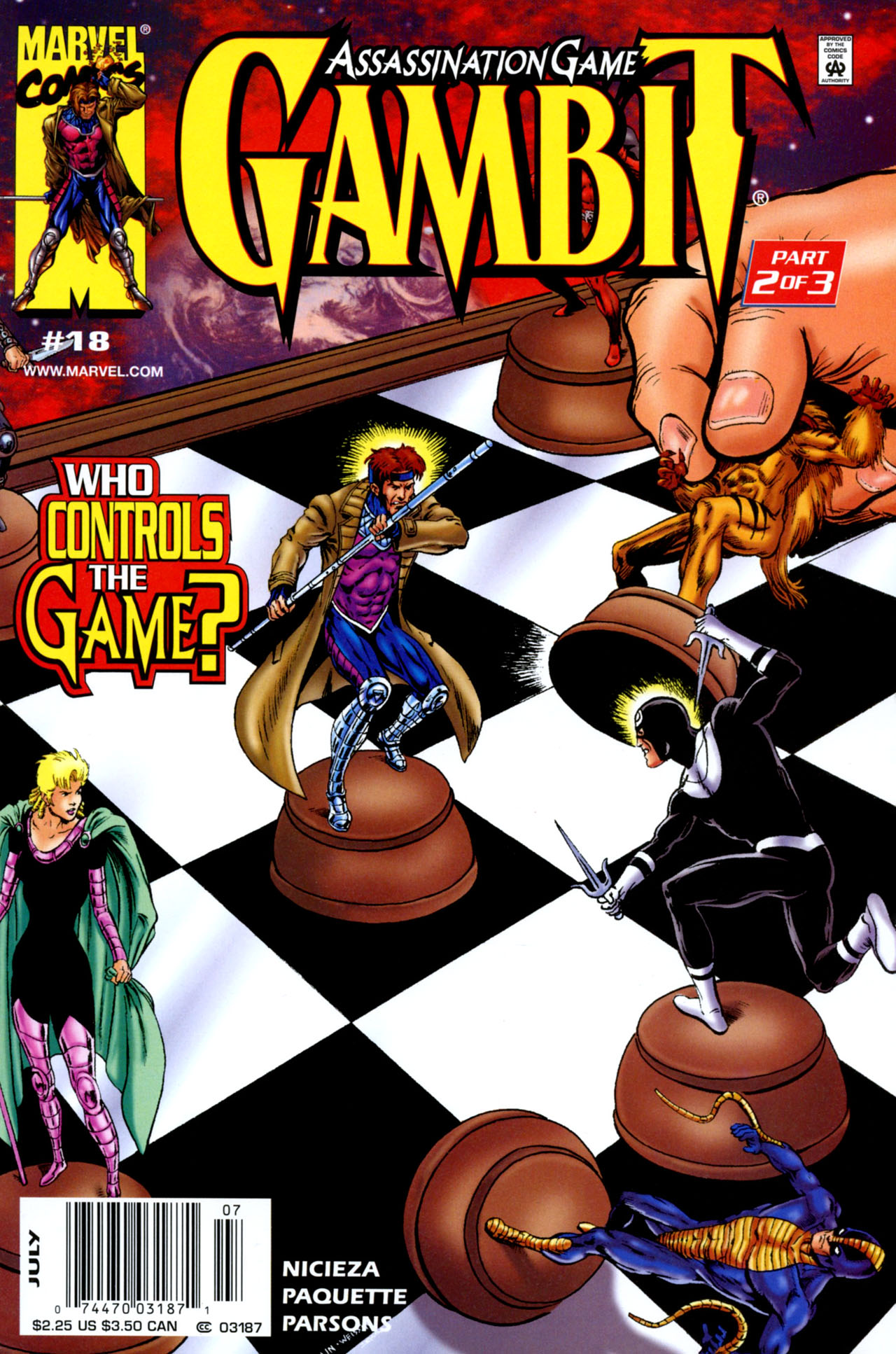 Read online Gambit (1999) comic -  Issue #18 - 1