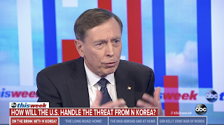 Former CIA director Petraeus calls nuclear war with North Korea unlikely 