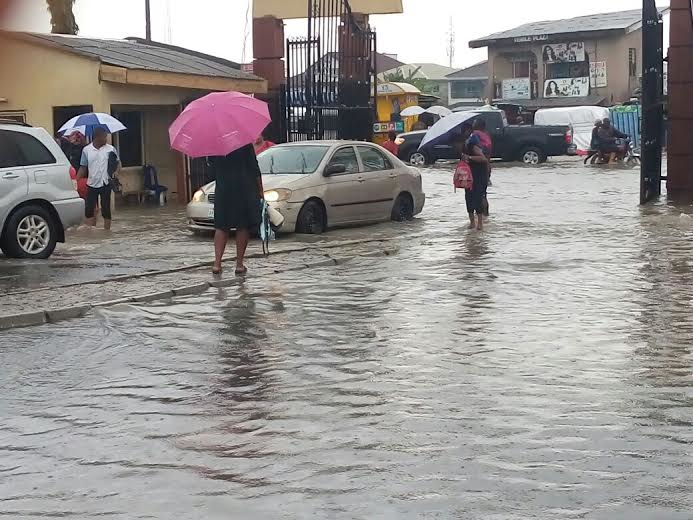 Abraham Adesanya Housing Estate flooded View Classic