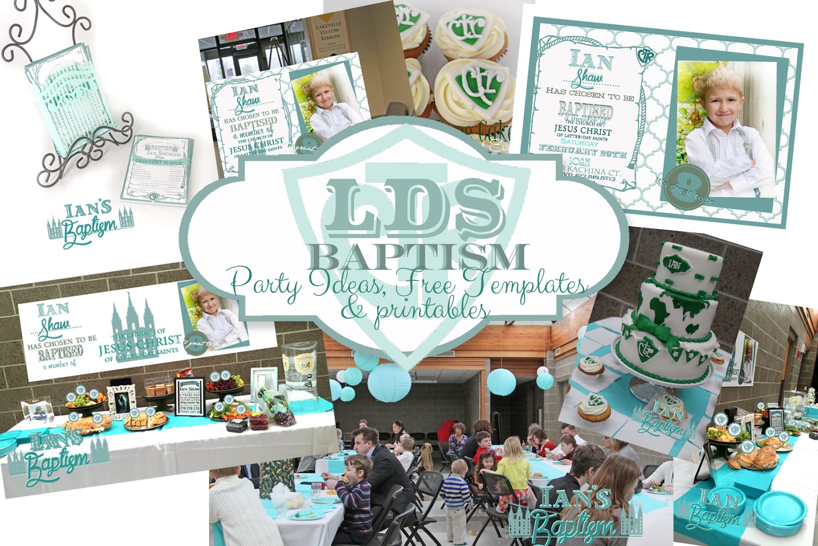 I Do On A Dime Lds Baptism Party