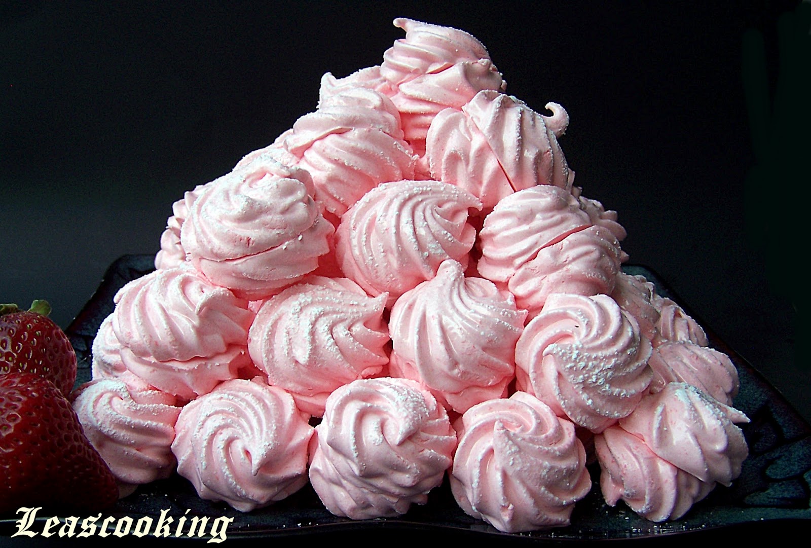 Lea's Cooking Raspberry Marshmallow "Zefir" (Зефир)