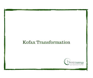  Kofax Transformation modules 6 Training Online