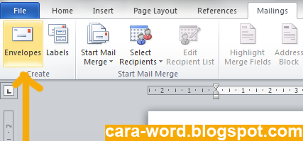 Cara Print Amplop Word Cara Print Amplop Word