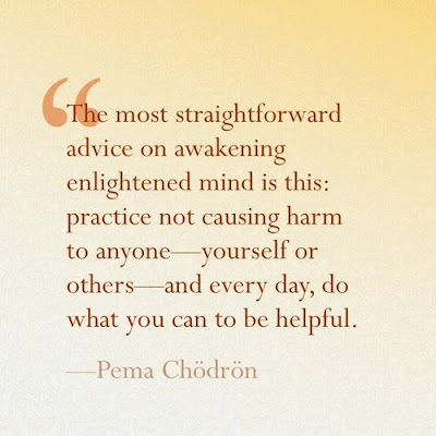 The most straightforward advice on awakening enlightened mind is this: practice not causing harm to anyone—yourself or others—and every day, do what you can to be helpful.