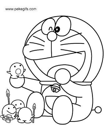 Cartoons Coloring Pages: Doraemon Coloring Pages