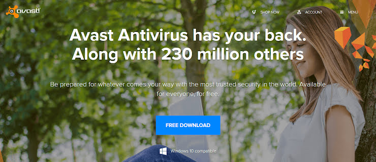 Avast free antivirus.