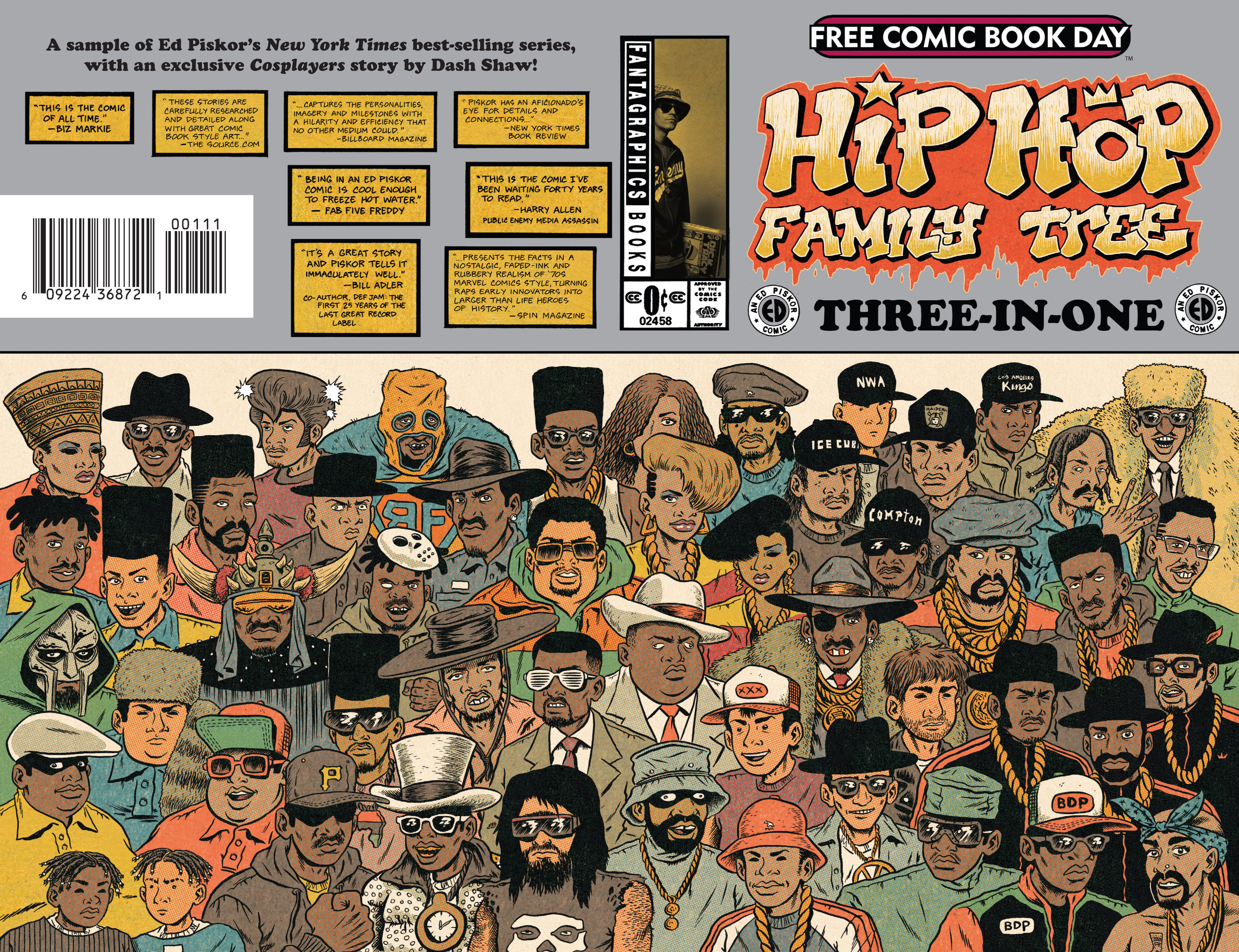 Read online Free Comic Book Day 2015 comic -  Issue # Hip Hop Family Tree Three-in-One - Featuring Cosplayers - 1