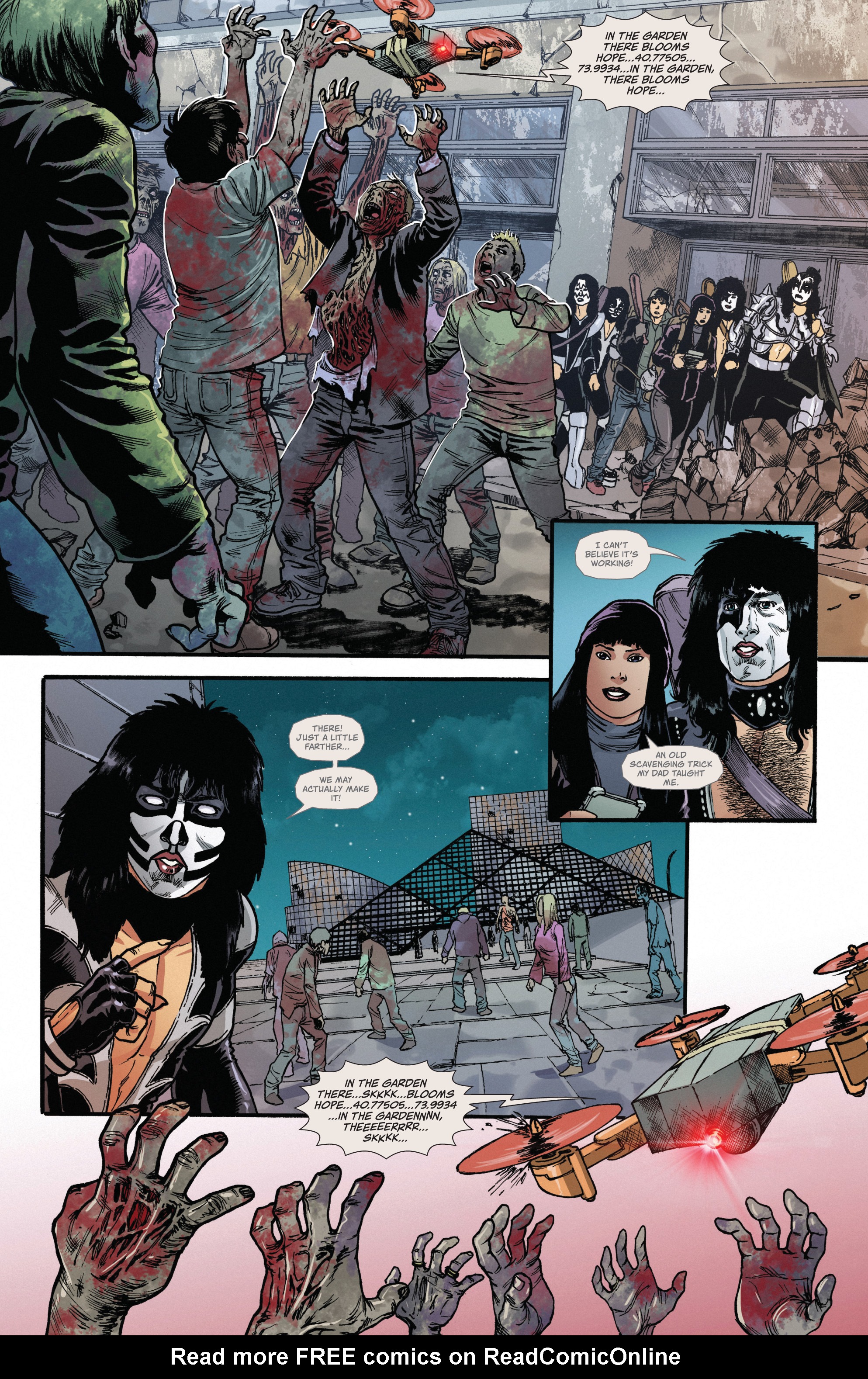 Read online Kiss: Zombies comic -  Issue #4 - 13