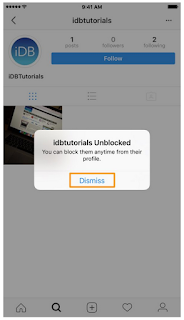 Cara memblokir atau membuka blokir orang di Instagram. ini Cara mudahnya