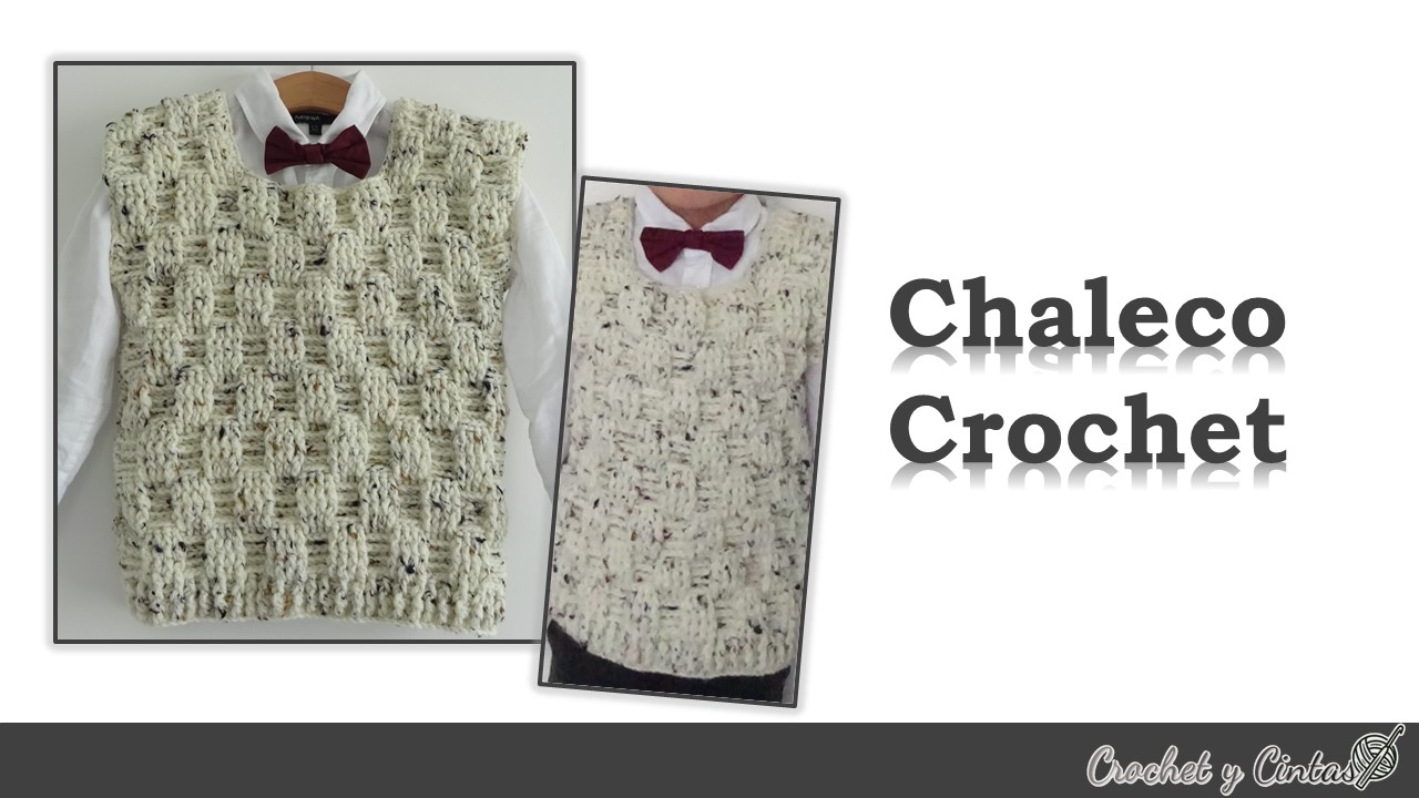 Nuestra compañía vida Administración Chaleco crochet para niños tejido con punto cesta ~ Crochet y Cintas