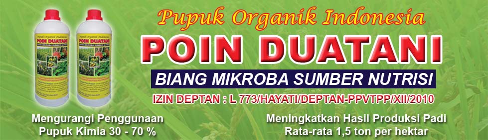 pupuk organik - pupuk organik cair Poin Duatani
