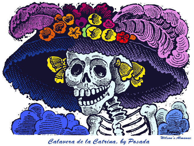 El Dia de Muertos - Dibujos para Colorear. - Ciclo Escolar