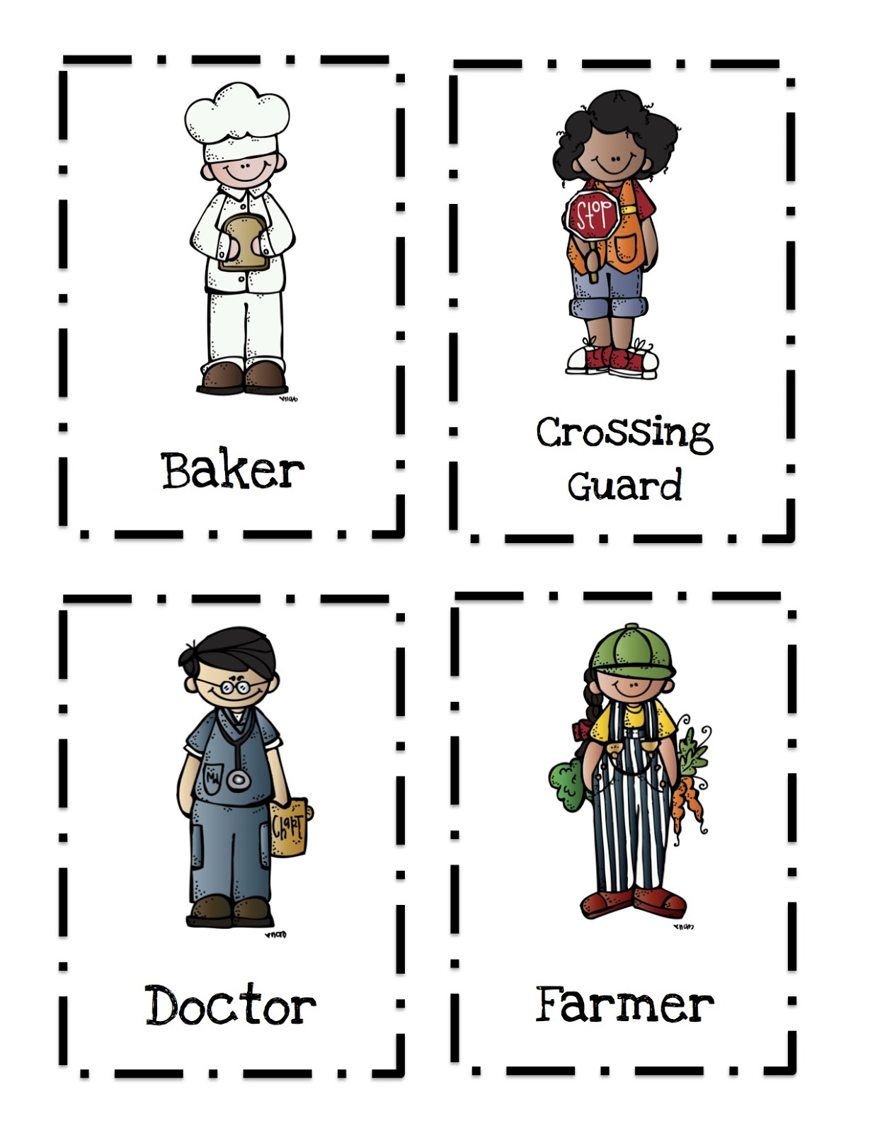 Printable Pictures Of Community Helpers For Preschool