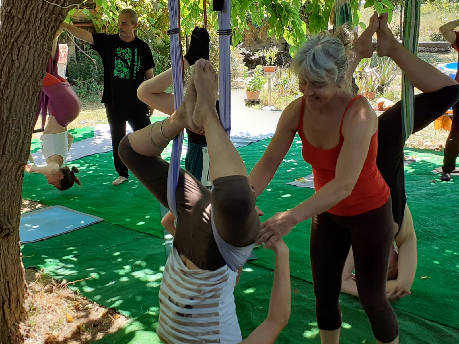 sala de yoga exterior