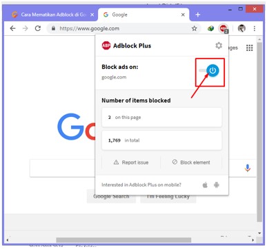 Cara Mematikan Adblock di Aplikasi Google Chrome Android dan Laptop