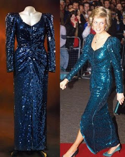 Vestido de lentejuelas de Lady Di