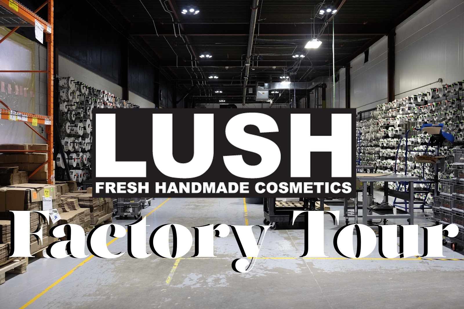 fun size beauty VLOG Lush Factory Tour Toronto 2016