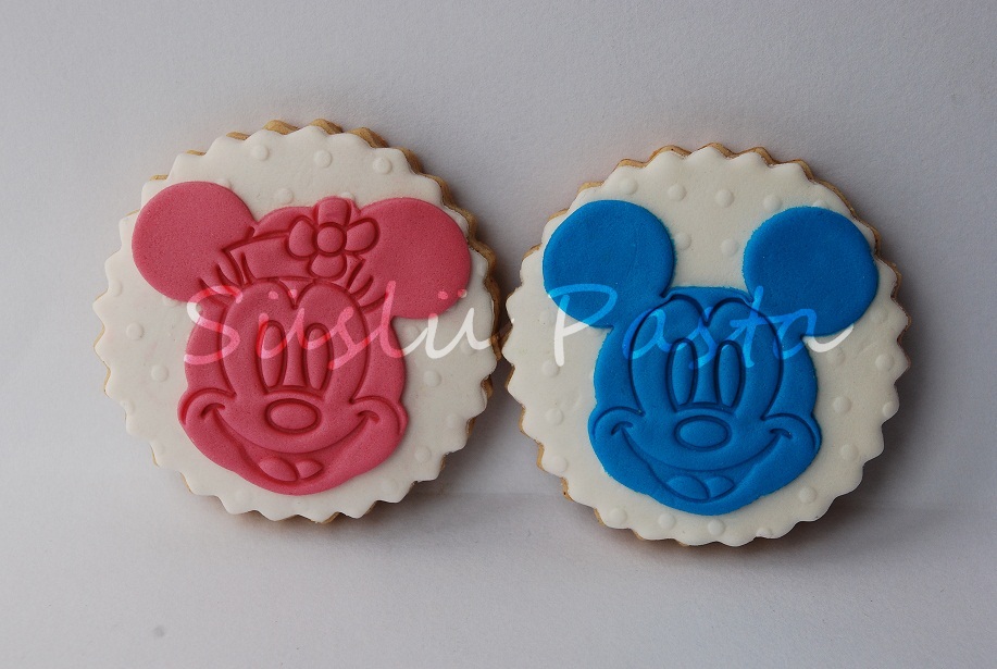 Süslü Pasta Disney Temalı Kurabiyeler