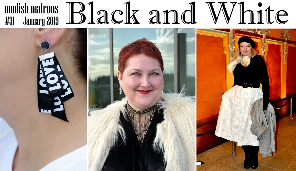 In The Writer S Closet Modish Matrons 31 Black And White