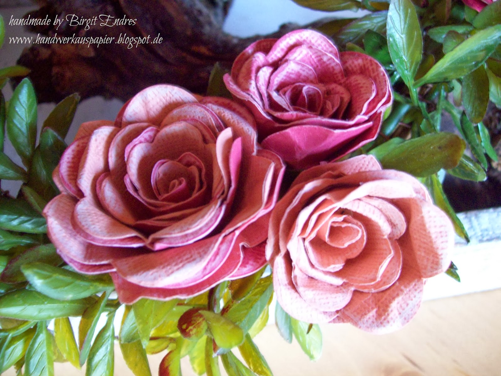Handwerk Aus Papier Rosen Tulpen Nelken Alle Blumen Welken