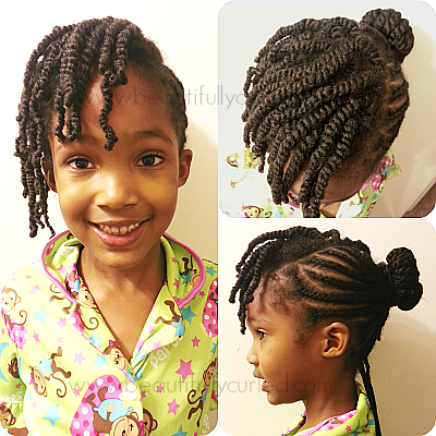 beautifully curled cornrow hairstyle