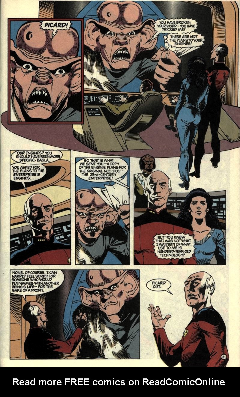 Read online Star Trek: The Next Generation (1989) comic -  Issue #9 - 22
