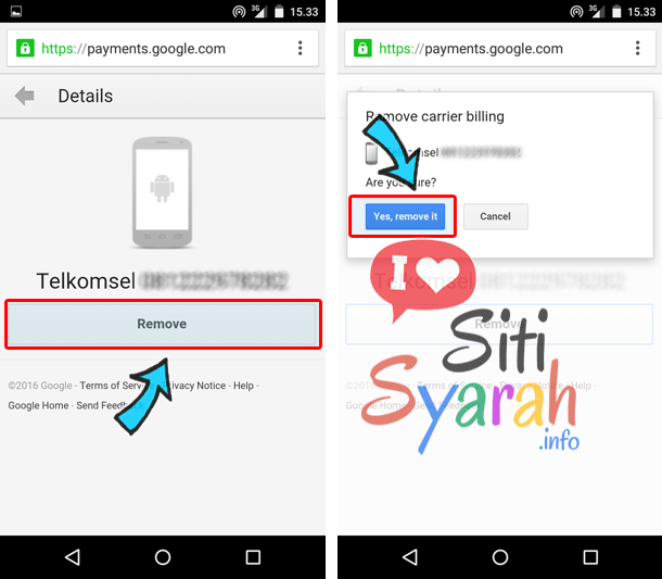 Cara Ganti Nomor Tagihan Playstore Android