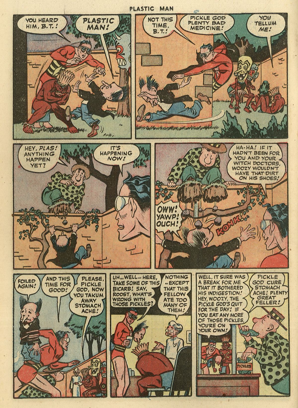 Read online Plastic Man (1943) comic -  Issue #3 - 26