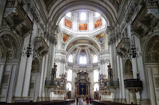 Interior de la Catedral de Salburgo.