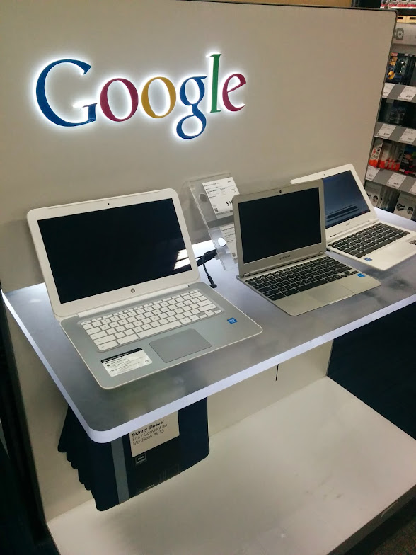 Muchos Chromebooks, Chromebox y Chromecast por California #agsoc2014 