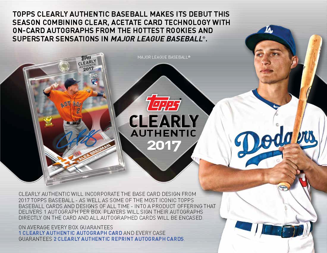 Sports Cards Plus Store Blog 2017 TOPPS CLEARLY AUTHENTIC BASEBALL