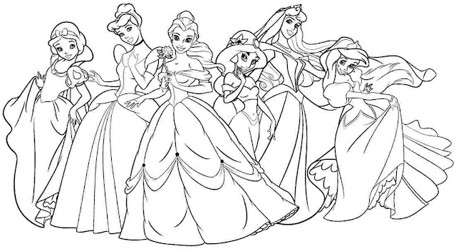 tranh tô màu công chúa Disney 4 tranh tô màu công chúa Disney 4